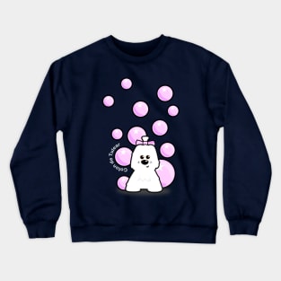 Coton de Tulear bubbles Crewneck Sweatshirt